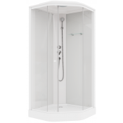 Душевая кабина Parly P91 90x90 белый/прозрачное