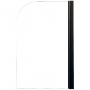 Шторка на ванну Parly F04B 75x130 черный/прозрачное