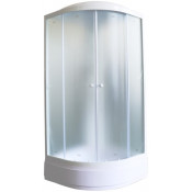 Душевая кабина Parly Bianco Эконом EBM921 90x90 белый/матовое