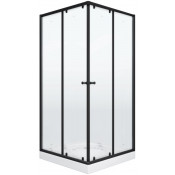 Душевой уголок Parly ZEQ911B 90x90 черный/прозрачное