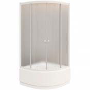 Душевой уголок Parly ZF80 80x80 белый/матовое