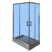 Душевой уголок Parly ZQ121G-L 120x80 хром/тонированное