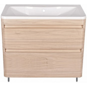 Тумба с раковиной Style Line El Fante Атлантика 80 ясень перламутр