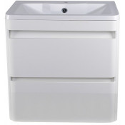 Тумба с раковиной Style Line El Fante Атлантика 60 подвесная белая