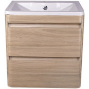 Тумба с раковиной Style Line El Fante Атлантика СС-00002217/СС-00002203 60 ясень перламутр