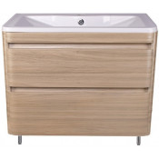 Тумба с раковиной Style Line El Fante Атлантика 90 ясень перламутр