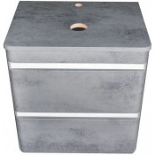 Тумба с раковиной Style Line El Fante Атлантика СС-00002279/СС-00002285 60 Люкс Plus бетон темный