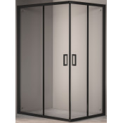 Душевой уголок RGW Passage PA-246-B 030824682-14 80x120 черный/прозрачное