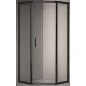 Душевой уголок RGW Passage PA-86-B 38088600-14 100x100 черный/прозрачное