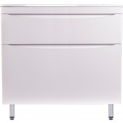 Тумба под раковину Style Line El Fante Бергамо мини СС-00002361 90 Люкс антискрейтч белый