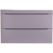 Тумба под раковину Style Line Бергамо мини 90 Люкс Plus СС-00002365 подвесная Серая антискрейч