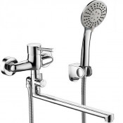 Смеситель для ванны Bravat Slim F6332366CP-01L-RUS хром