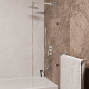 Шторка на ванну RGW Screens SC-056-2 3511056250-11 50х150 хром/прозрачное