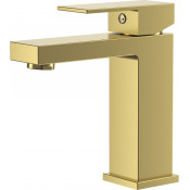 Смеситель для раковины D&K Bayern Liszt DA1512107 матовое золото
