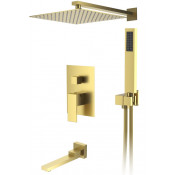 Душевая система D&K Bayern.Liszt DA1515607A04 матовое золото