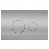 Клавиша смыва D&K Venice DB1029001 хром