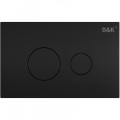 Клавиша смыва D&K Venice DB1029025 черный