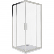 Душевой уголок Good Door Cofe CR-80-C-CH КФ00025 80x80 хром/прозрачное