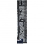 Боковая стенка Jacob Delafon Nouvelle Vague E94WI30-MZ 30 черный матовый/прозрачное