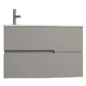 Тумба c раковиной Jacob Delafon Nona EB1888RU-N21/EB1884RU-DE4 80 глянцевый серый титан