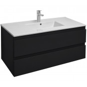 Тумба с раковиной Jacob Delafon Madeleine EB1318-J53/EXUA112-00 100 матовый черный