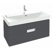 Тумба с раковиной Jacob Delafon Reve EB1136-R-M61/E4801-00 100 черный матовый