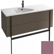 Тумба с раковиной Jacob Delafon Nouvelle Vague EB3035-M71/EXAP112-Z-00 120 розовый матовый лак