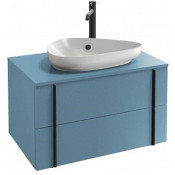 Тумба с раковиной Jacob Delafon Nouvelle Vague EB3039-M43/EVI102-00 80 аквамарин матовый