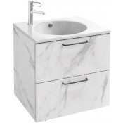 Тумба под раковину Jacob Delafon Odeon Rive Gauche EB2520-R9-NR4 белый мрамор