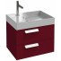 Тумба с раковиной Jacob Delafon Rythmik EB1301-R3/EXQ112-Z-00 60 малиновый лак
