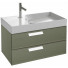 Тумба с раковиной Jacob Delafon Rythmik EB1303-N29/EXO112-Z-00 80 серая кожа