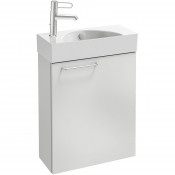 Тумба под раковину Jacob Delafon Odeon Rive Gauche EB2581D-R5-N18 50R белый/ручки хром