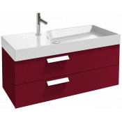 Тумба с раковиной Jacob Delafon Rythmik EB1304-R3/EXN112-00 100 малиновый лак
