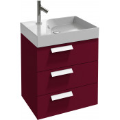 Тумба с раковиной Jacob Delafon Rythmik EB1306-R3/EXR112-Z-00 60 малиновый лак