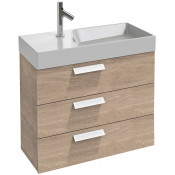 Тумба с раковиной Jacob Delafon Rythmik EB1308-E10/EXP112-Z-00 80 квебекский дуб