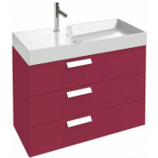 Тумба с раковиной Jacob Delafon Rythmik EB1308-R3/EXP112-Z-00 80 малиновый лак