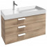 Тумба с раковиной Jacob Delafon Rythmik EB1310-E10/EXN112-00 100 квебекский дуб