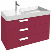 Тумба с раковиной Jacob Delafon Rythmik EB1310-R3/EXN112-Z-00 100 малиновый лак