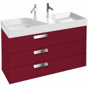 Тумба с раковиной Jacob Delafon Rythmik EB1311-R3/EXM112-Z-00 120 малиновый лак