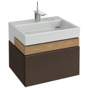 Тумба с раковиной Jacob Delafon Terrace 60 EB1185-N23/EXE9112-00 60 коричневый лак