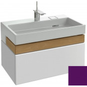 Тумба с раковиной Jacob Delafon Terrace EB1186-F26/EXD9112-00 80 сливовый лак