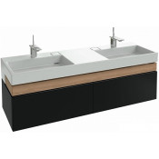 Тумба с раковиной Jacob Delafon Terrace EB1189-M61/EXA9112-00 150 мягкий черный