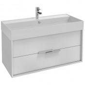 Тумба с раковиной Jacob Delafon Vivienne EB1585-N18-G1C/EXBJ112-BCM 100 белый глянцевый