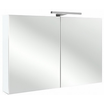 Зеркальный шкаф Jacob Delafon EB787RU-N18 105 с подсветкой белый блестящий