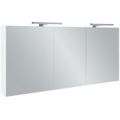 Зеркальный шкаф Jacob Delafon EB789RU-N18 140 с подсветкой белый блестящий