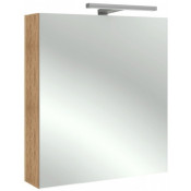 Зеркальный шкаф Jacob Delafon EB795DRU-E16 60 с подсветкой правый, ореховое дерево