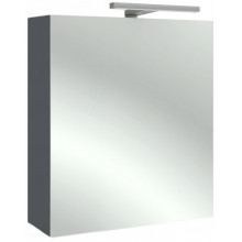 Зеркальный шкаф Jacob Delafon EB795DRU-N14 60 с подсветкой правый, серый антрацит