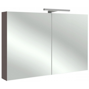 Зеркальный шкаф Jacob Delafon EB797RU-G80 100 с подсветкой светло-коричневый лак