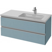 Тумба с раковиной Jacob Delafon Vox EB2026-RA-M43/EXAD112-Z-00 100 нежный аквамарин