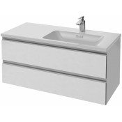Тумба с раковиной Jacob Delafon Vox EB2026-RA-N18/EXAD112-Z-00 100 белый блестящий